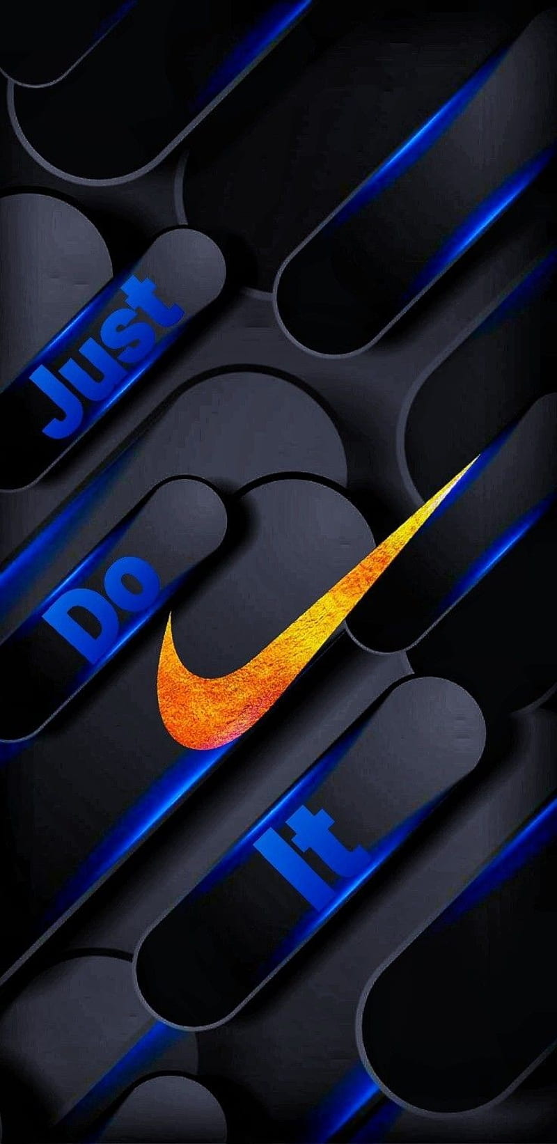 Nike, blue, just do it, HD phone wallpaper | Peakpx