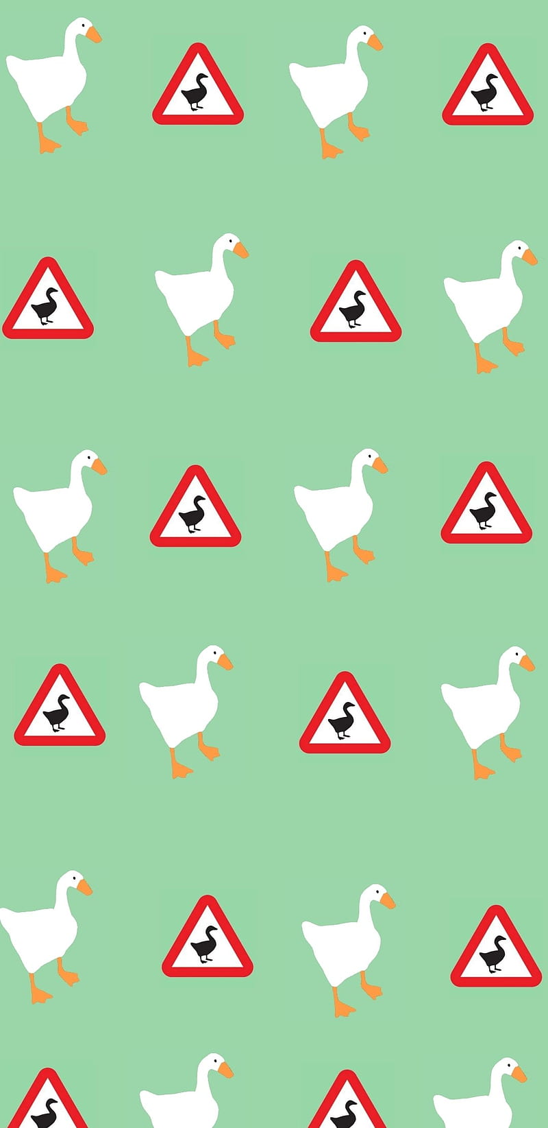 I made an Untitled Goose Game mobile wallpaper inspired by u