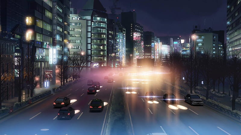 City Night, live, life, anime, urban, wall, HD wallpaper | Peakpx