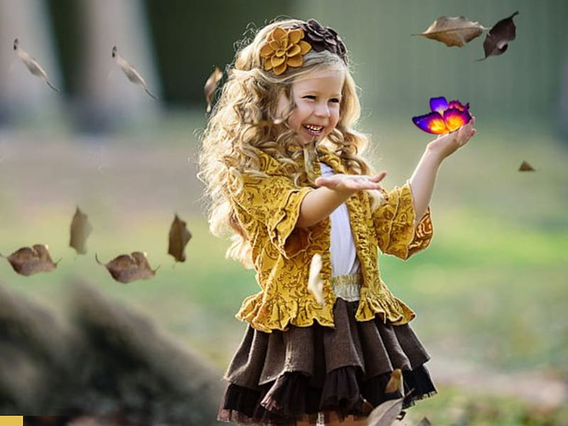 Golden girl, album, cute, pretty, flower crown wreath, Etsy, adorable, sweet, HD wallpaper
