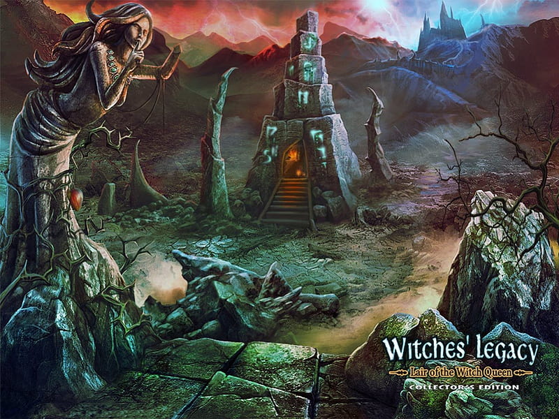 Witches Legacy 2 - Lair of the Witch Queen02, hidden object, cool, video games, puzzle, fun, HD wallpaper
