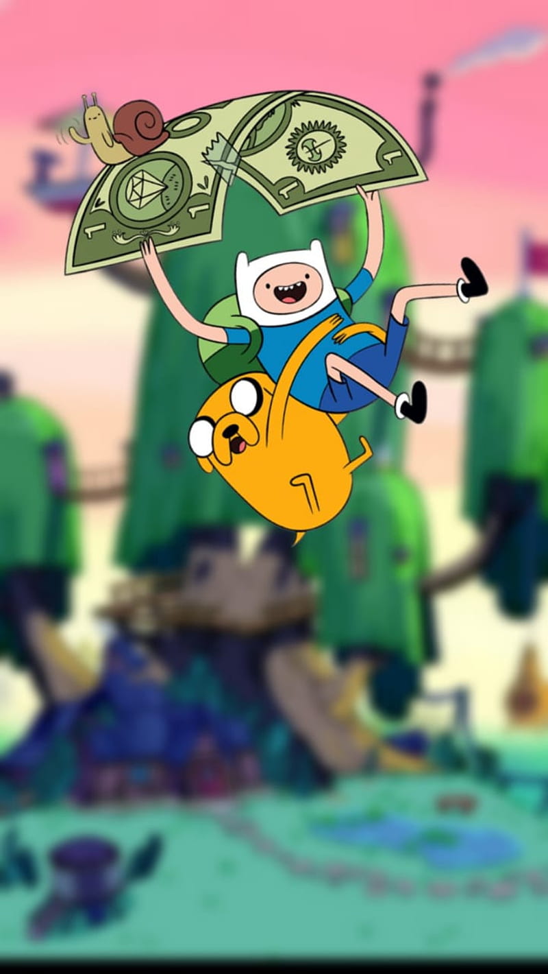 Adventure time, cartoon, finn, hora de aventura, jake, HD phone wallpaper