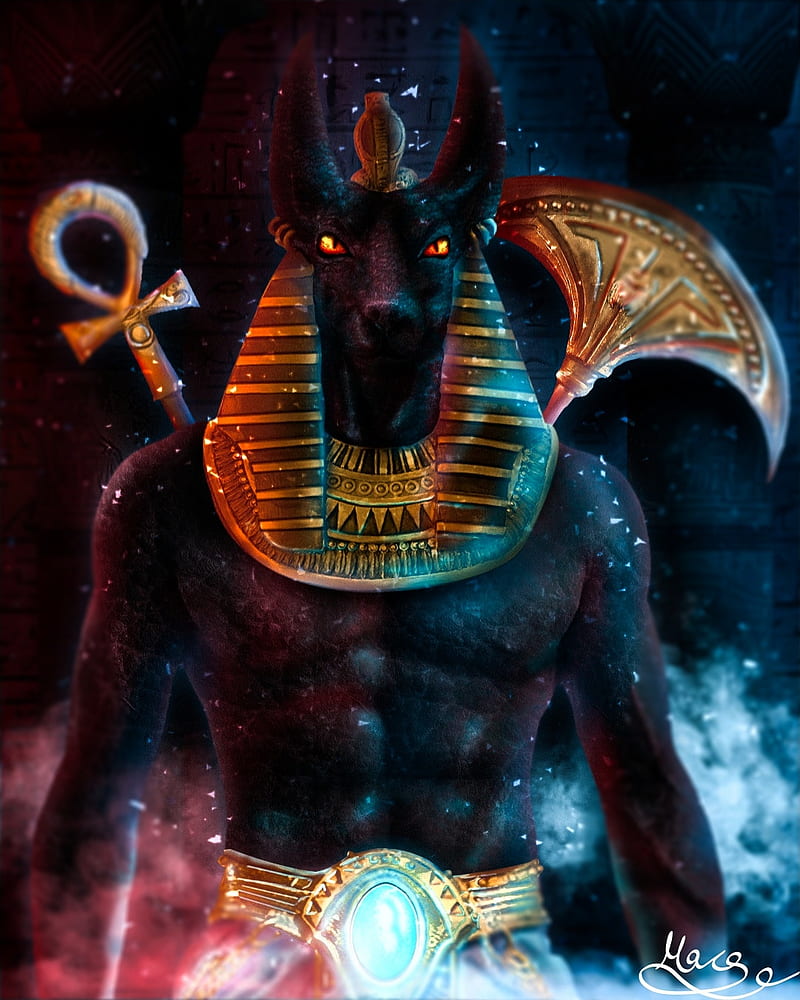 Anubis, egipto, dios, Fondo de pantalla de teléfono HD | Peakpx