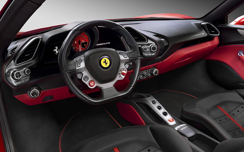 2016 Ferrari 488 GTB, Coupe, Turbo, V8, car, HD wallpaper