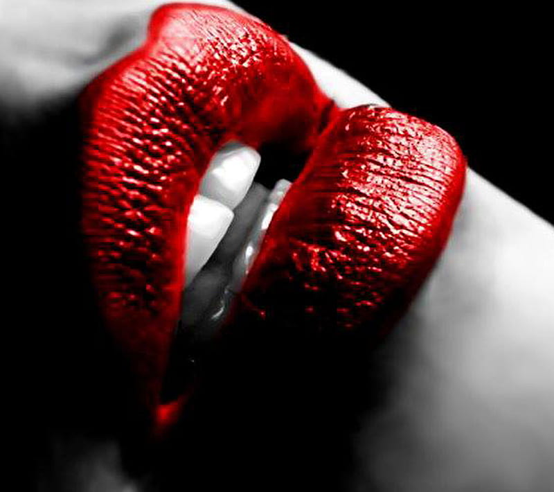 lips-red, blood, lips, red, HD wallpaper