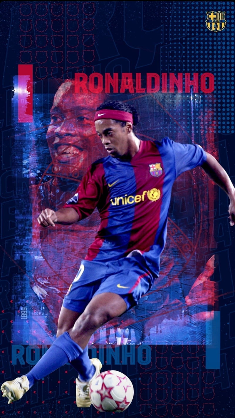 Ronaldinho, barcelona, brazil, HD phone wallpaper
