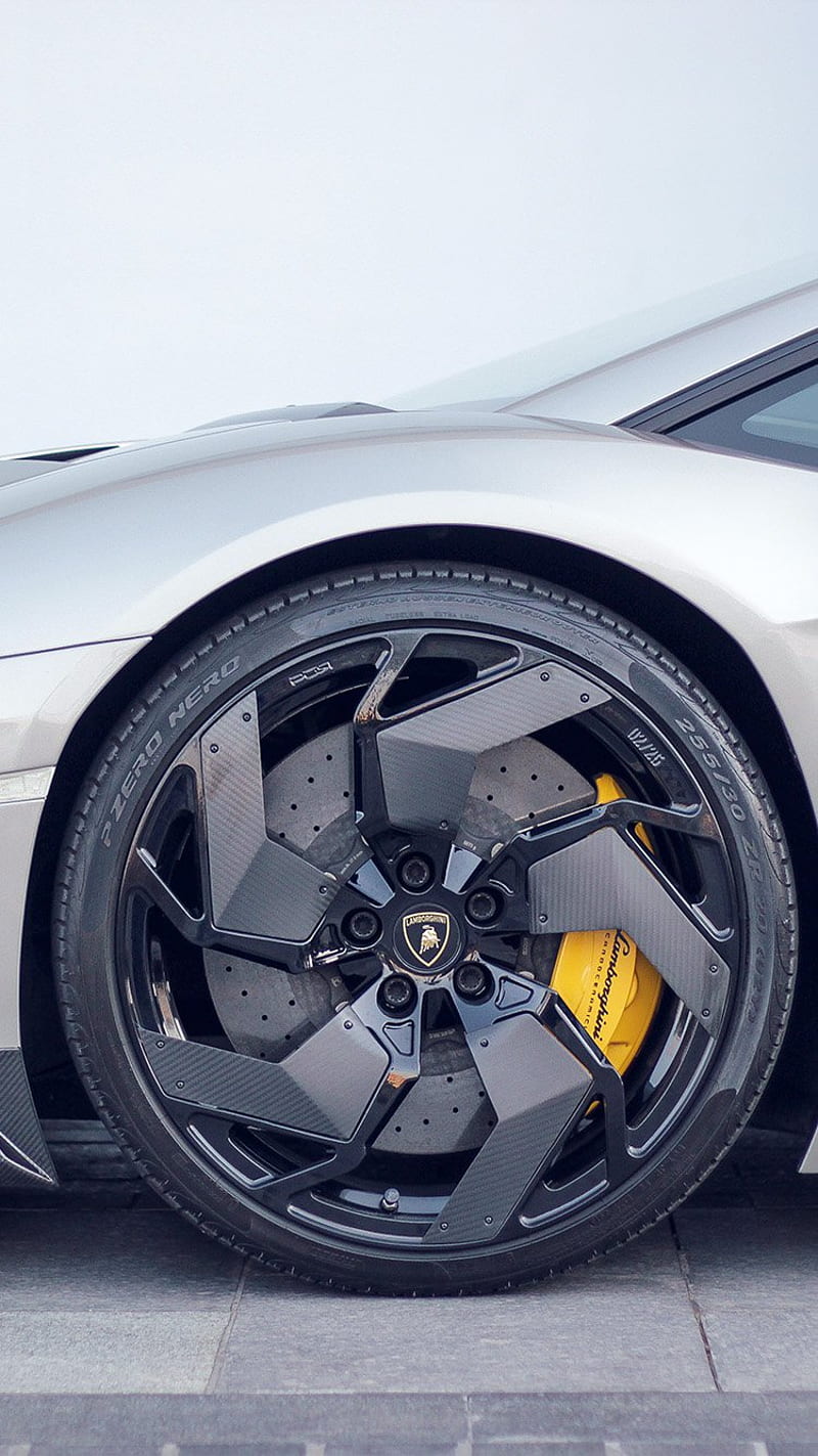 Lamborghini wheel, super car, HD phone wallpaper