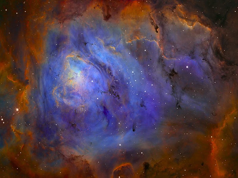 Lagoon Nebula, hubble, nebula, space, HD wallpaper