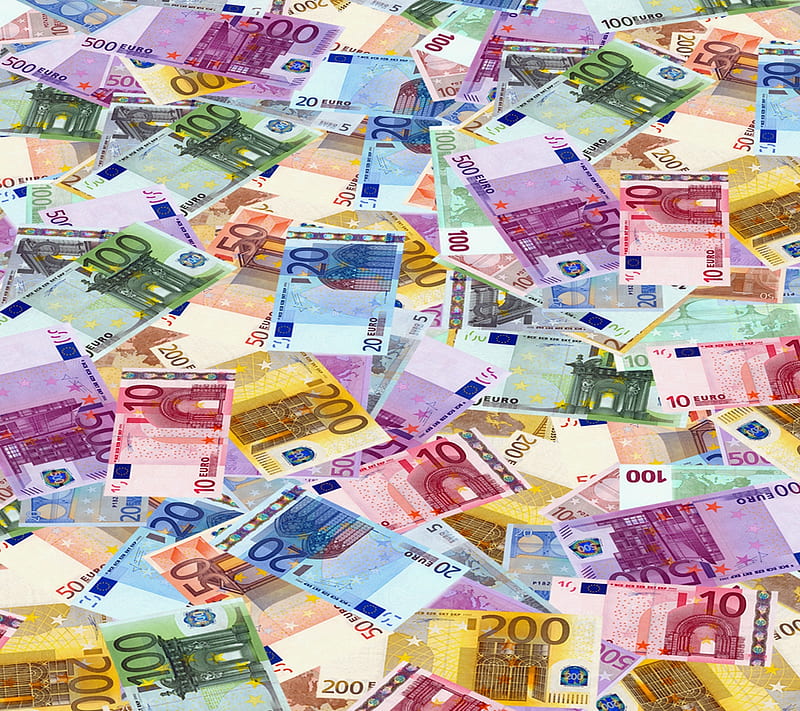 Money, bills, cash, colour, euro, europe, HD wallpaper