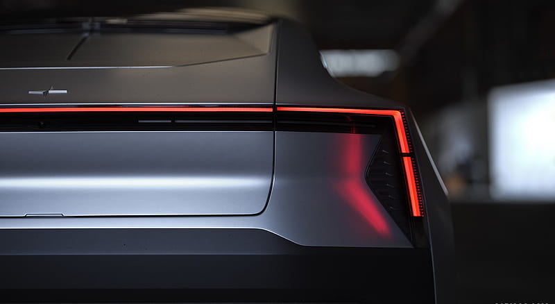 Polestar store rear lights