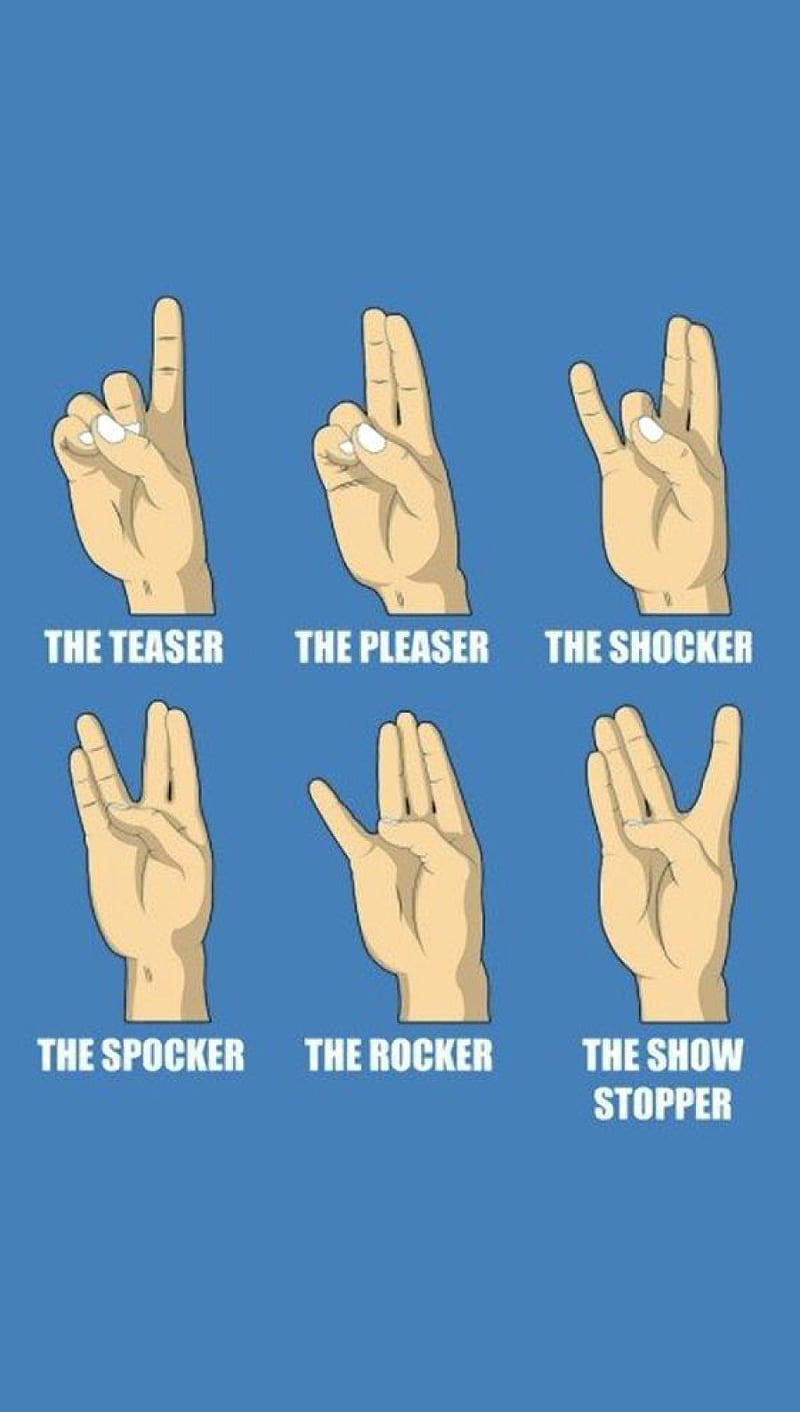 Hand Signs, comedy, finger, funny, hand, saying, sign, HD phone wallpaper