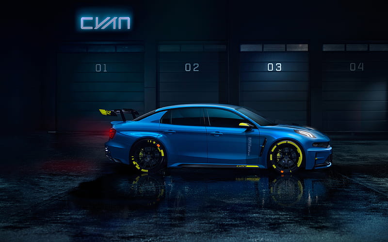 Lynk And Co 03 garage, 2018 cars, sportscars, Lynk And Co, HD wallpaper