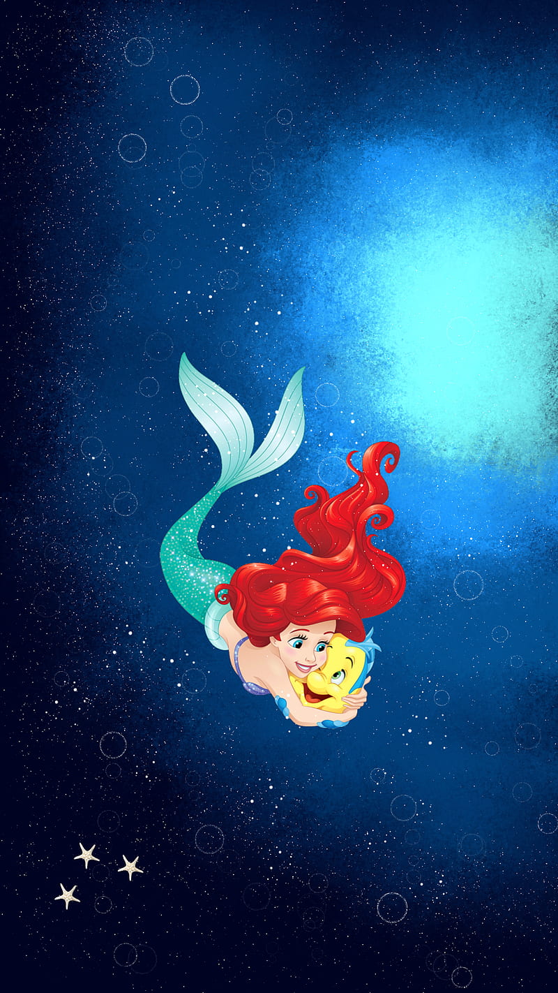 Ariel Little Mermaid, ariel, bubbles, deep, disney, linguado, little,  mermaid, HD phone wallpaper | Peakpx