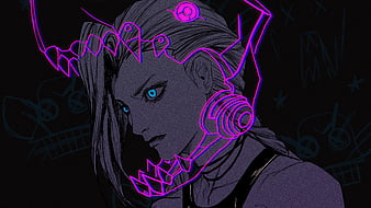 Jinx Arcane Netflix Series Wallpaper iPhone Phone 4K #1371e