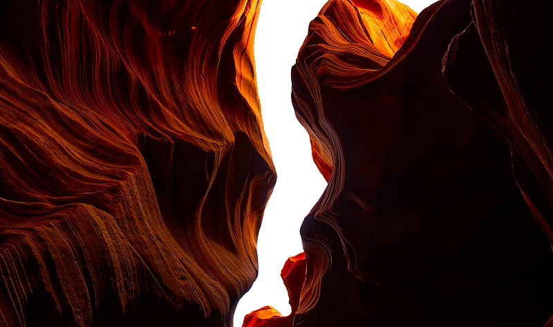 Canyons, Antelope Canyon, Arizona, Close-Up, USA, HD wallpaper