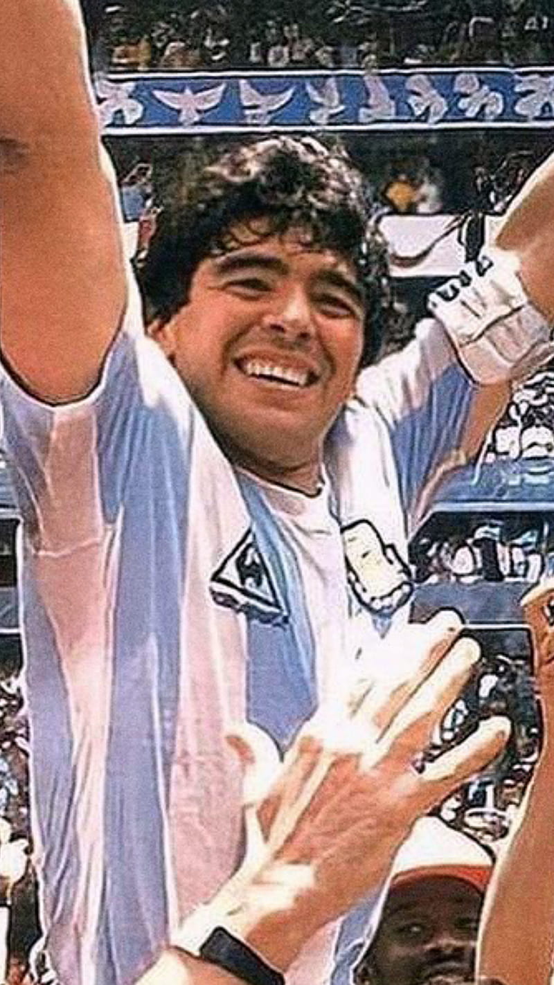 Maradona, 1986, argentina, d10s, HD phone wallpaper