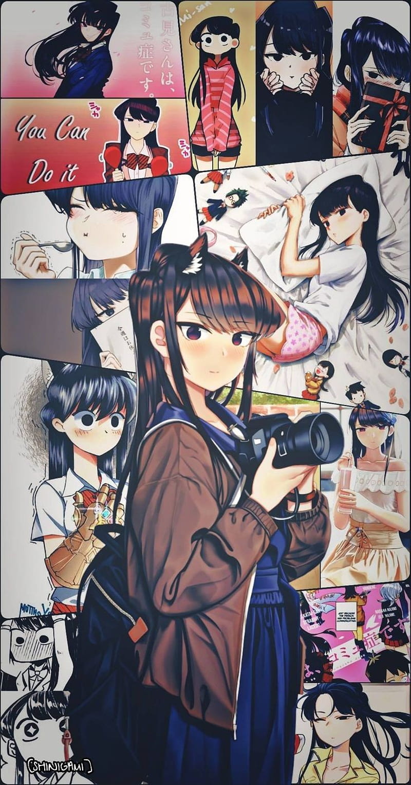 Komi-San , anime, kawai, komi san, linda, HD phone wallpaper