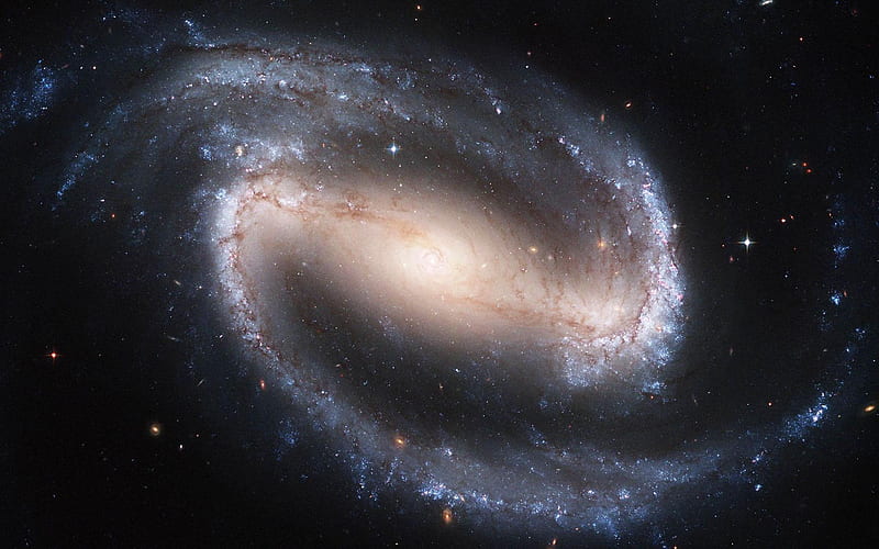 NASA of Spiral Galaxy NGC 1300, , spiral galaxy ngc 1300, nasa, wds, galaxy, HD wallpaper