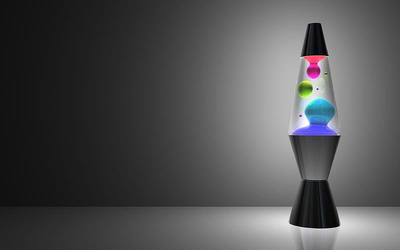 ~LAVA LAMP~, retro, lamp, cool, lava, colors, HD wallpaper