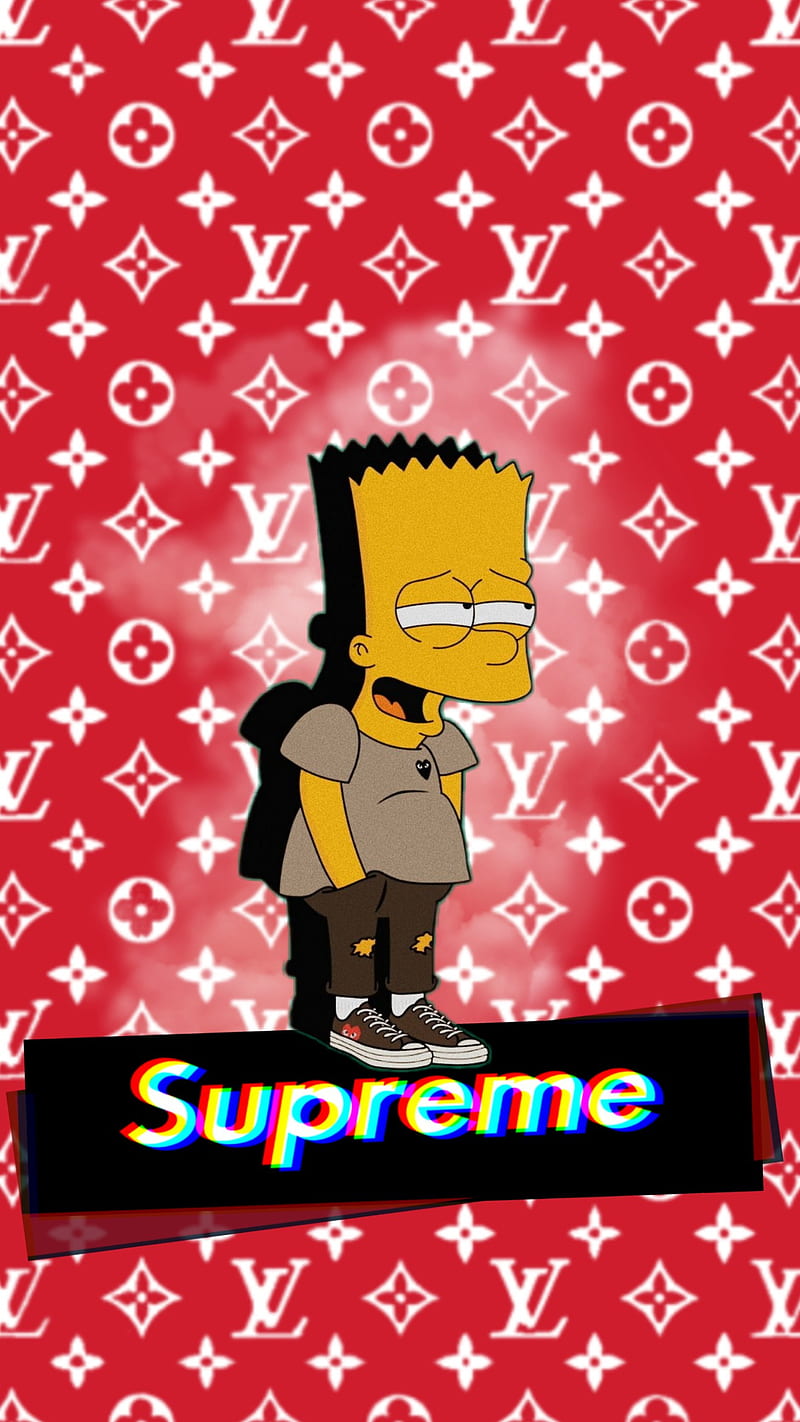 SupremeLuoisVuitton2, bart, gucci, hype, luois vuitton, simpsons, supreme,  vuitton, HD phone wallpaper | Peakpx