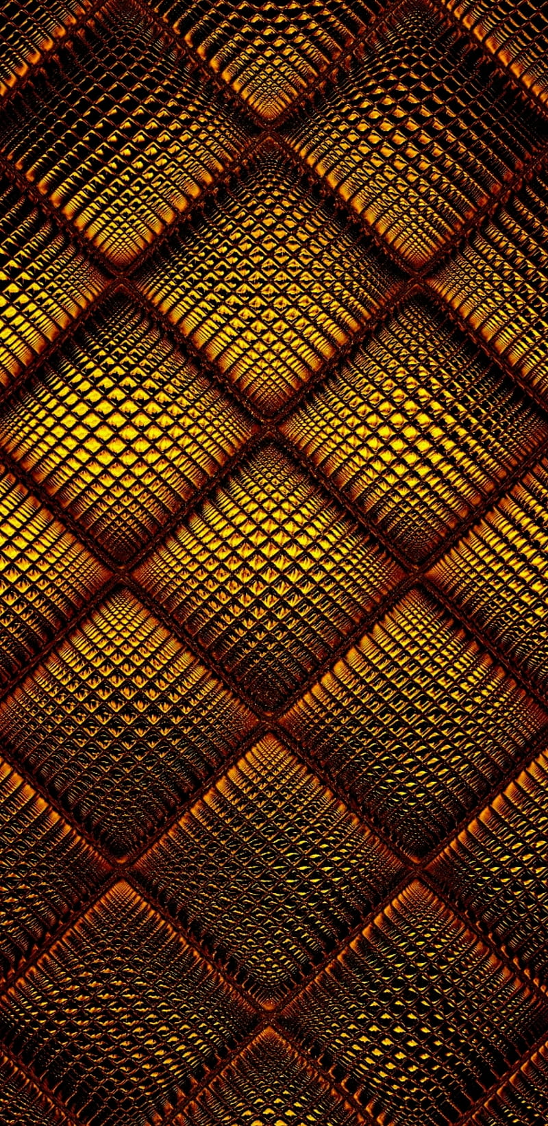 Honeycomb Abstract , abstract, brown, gold, golden, honeycomb, orange, yellow, HD phone wallpaper