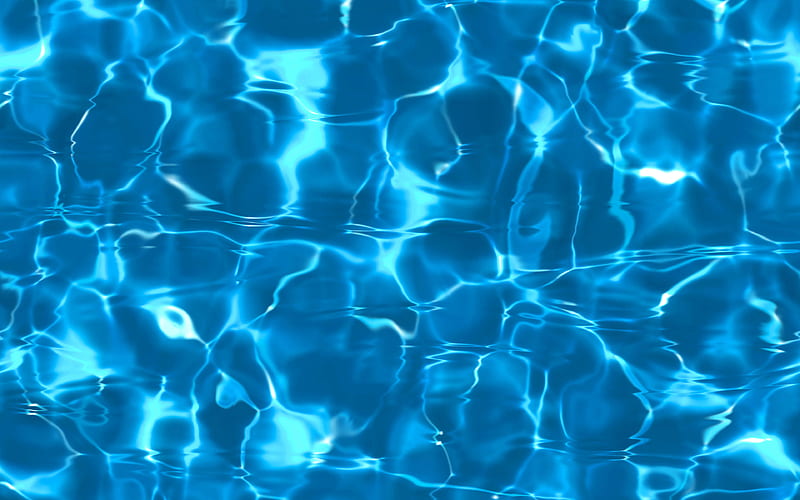 blue water texture, macro water textures, blue backgrounds, blue water, water backgrounds, HD wallpaper