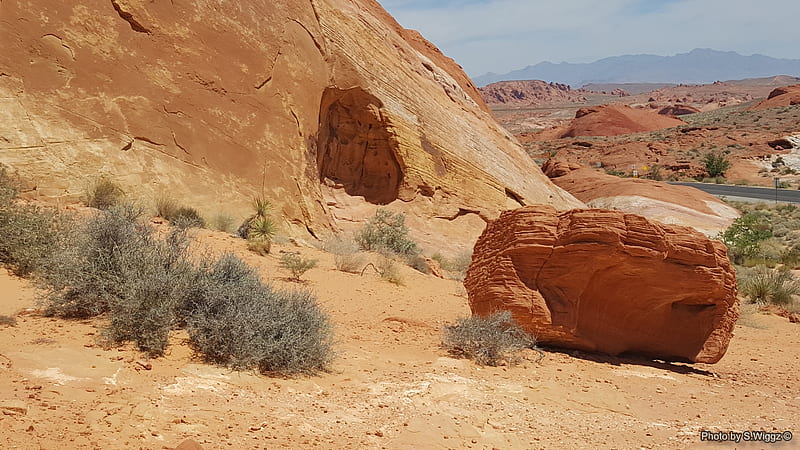 Valley of Fire State Park, Nevada, Stone, Mountain, Park, Nevada, Rocks, Valley, Fire, Sky, State, Dirt, HD wallpaper