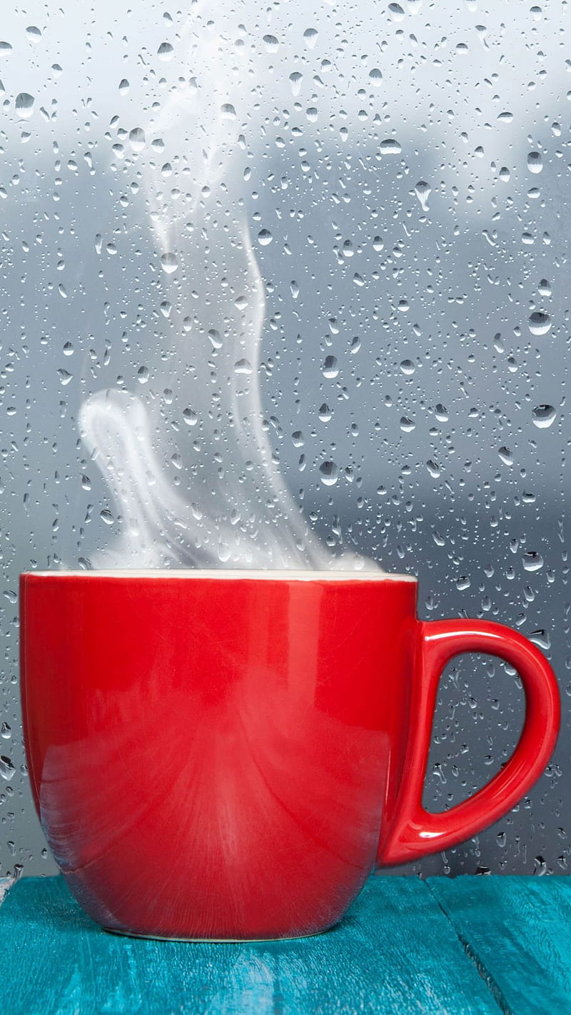 Rainy Day Cup Coffee Soup Tea Hd Phone Wallpaper Peakpx