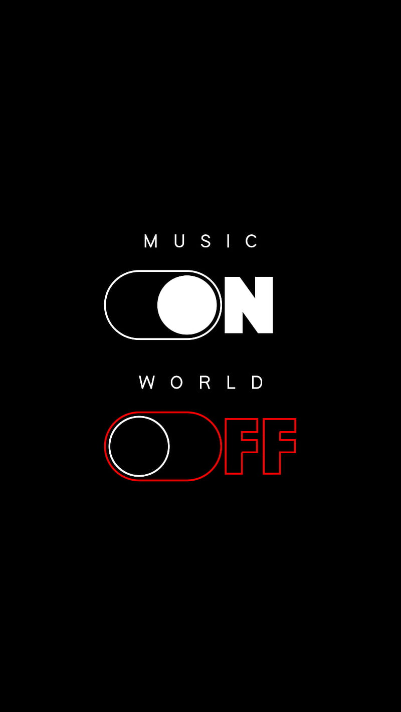 Music ON, logo, world, HD phone wallpaper