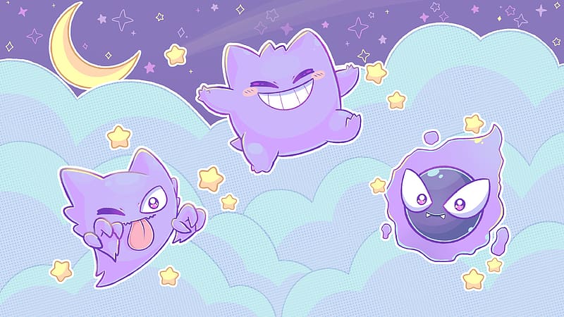 gengar hd  Gengar pokemon, Pokemon android wallpaper, Cute