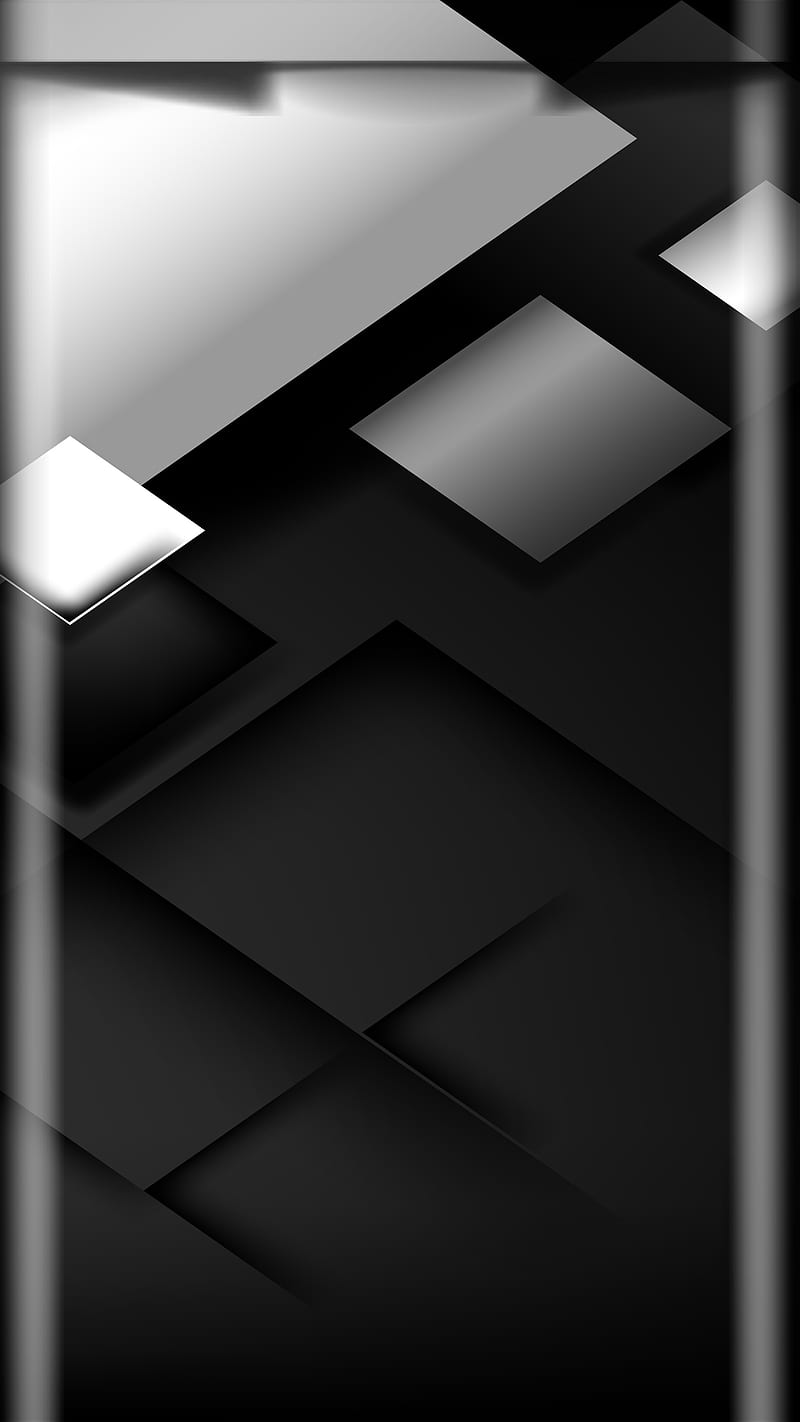 Abstract V, 929, black, cool, dock, edge, geometric, theme, white, HD phone  wallpaper