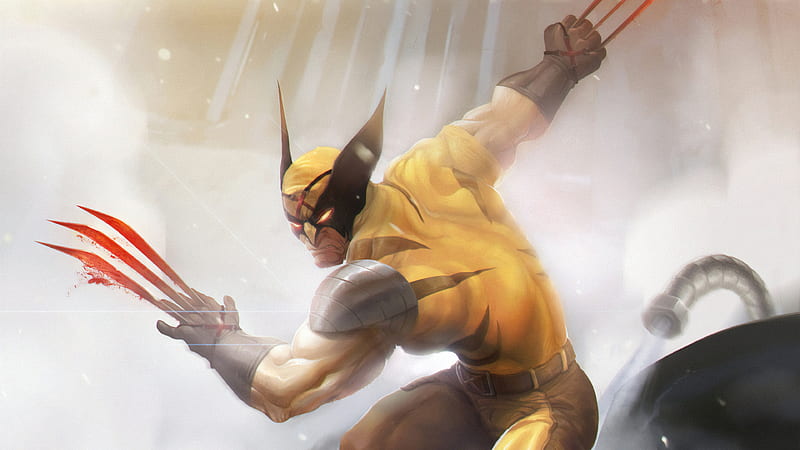 Wolverine Claws , wolverine, superheroes, artwork, artstation, HD wallpaper