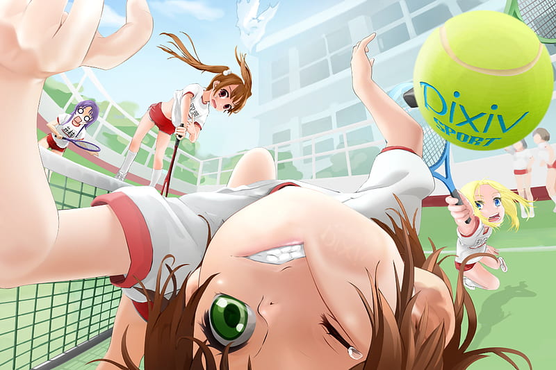 Volleyball Joke, girl, anime, new, funny, wall, HD wallpaper | Peakpx