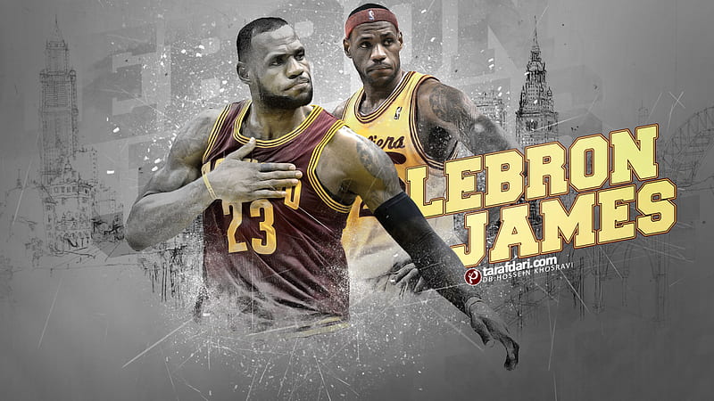 LeBron James Cleveland Cavaliers NBA, HD wallpaper