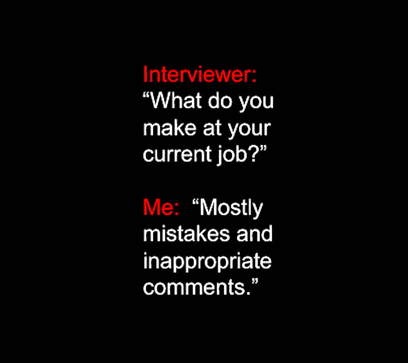 Interview, comedy, funny, humor, job, laugh, mistake, work, HD wallpaper |  Peakpx