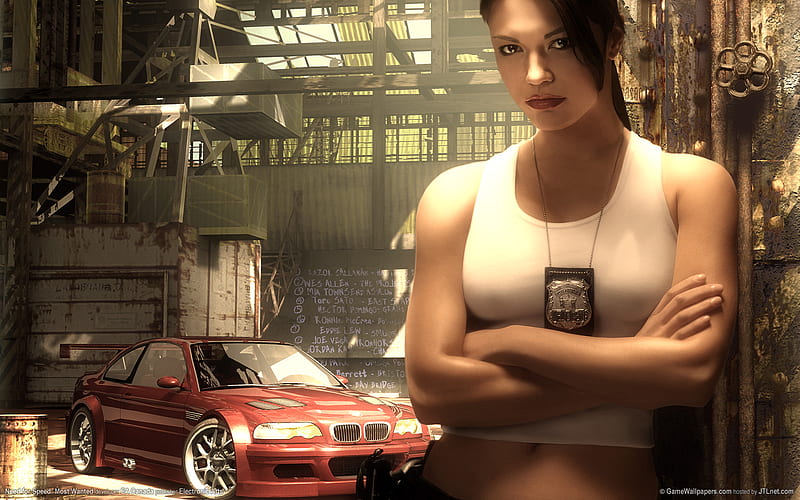 need_for_speed_most_wanted, need for speed, most wanted, race, girl, HD wallpaper