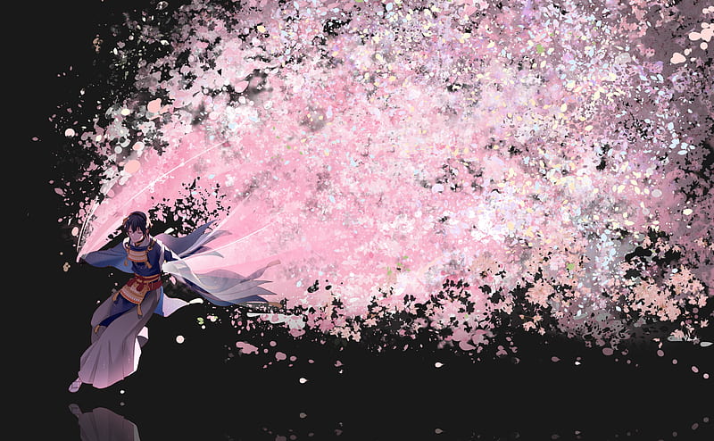 Anime, Touken Ranbu, Mikazuki Munechika, HD wallpaper