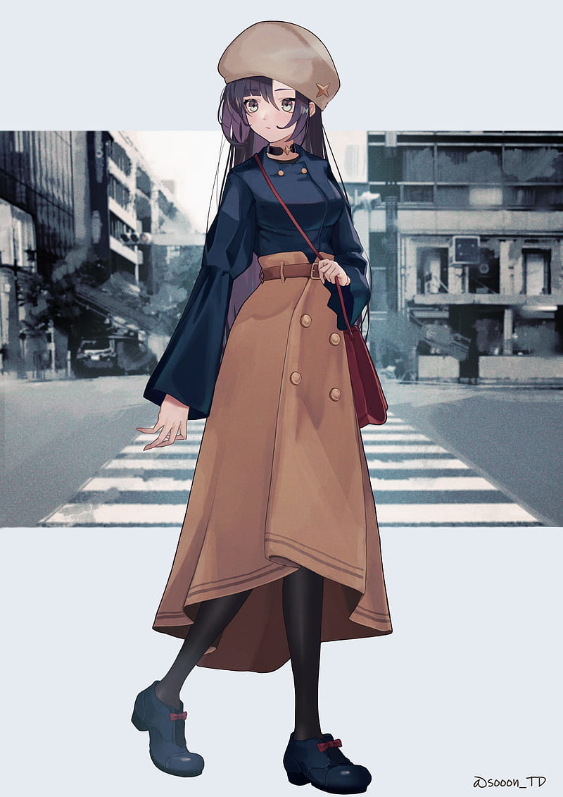 anime girl clothes casual