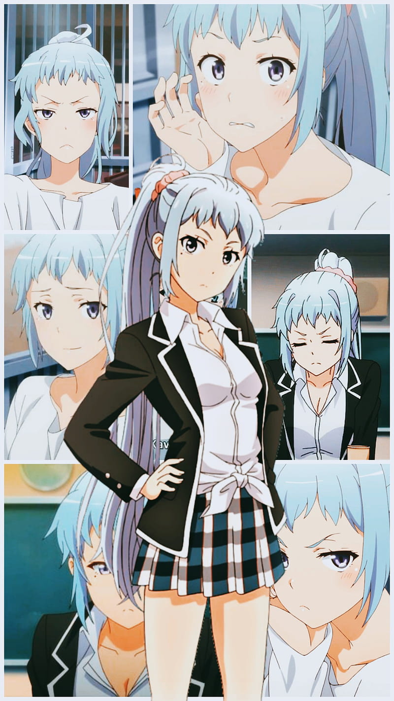 Anime girl, kawasaki saki, romance, yahari ore no seishun, HD phone wallpaper