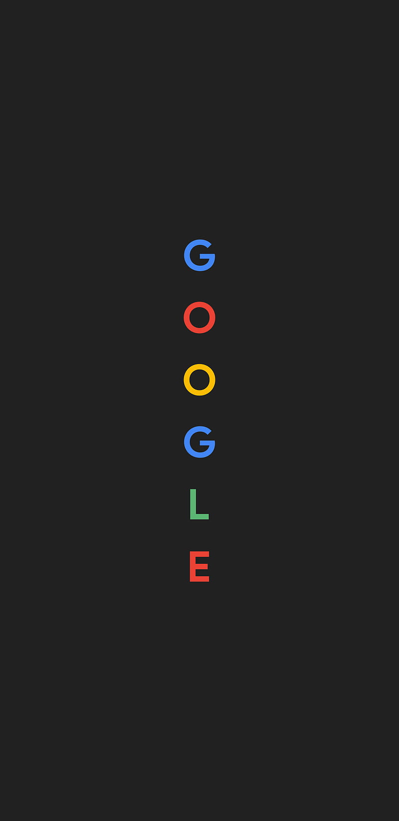Google, minimal, dark, black, logo, HD phone wallpaper