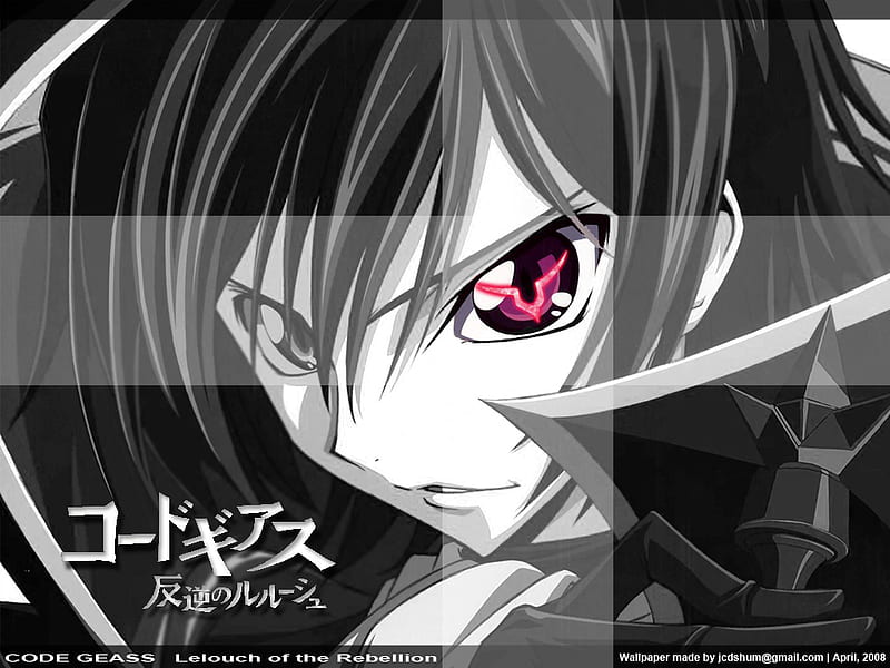 Code Geass Geass Lulouch Anime Hd Wallpaper Peakpx