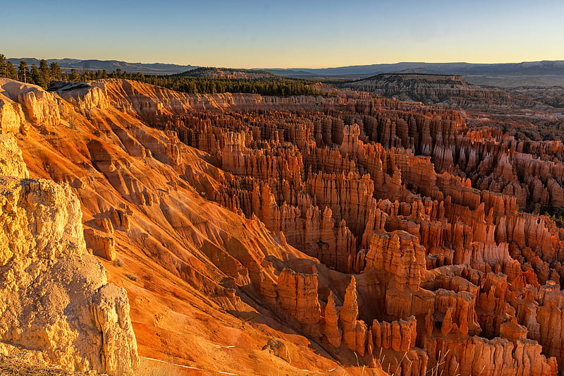 Bryce Canyon National Park, red, mountain, scenery, national park, orange, HD wallpaper