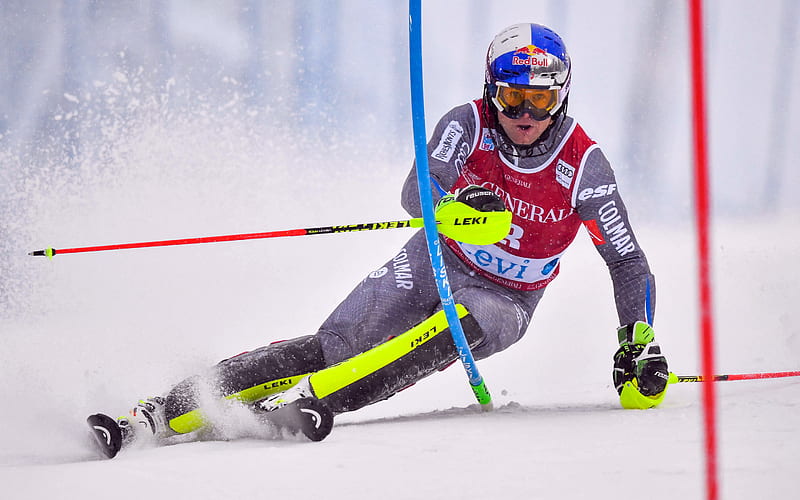 Alexis Pinturault, alpine skier, Alpine Skiing, extreme, winter sport, HD wallpaper