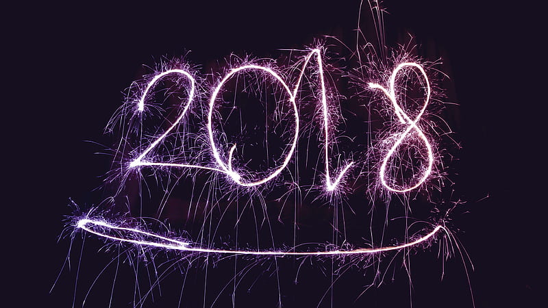 Happy New Year 2018 Long Exposure Firework , happy-new-year-2018, celebrations, long-exposure, HD wallpaper