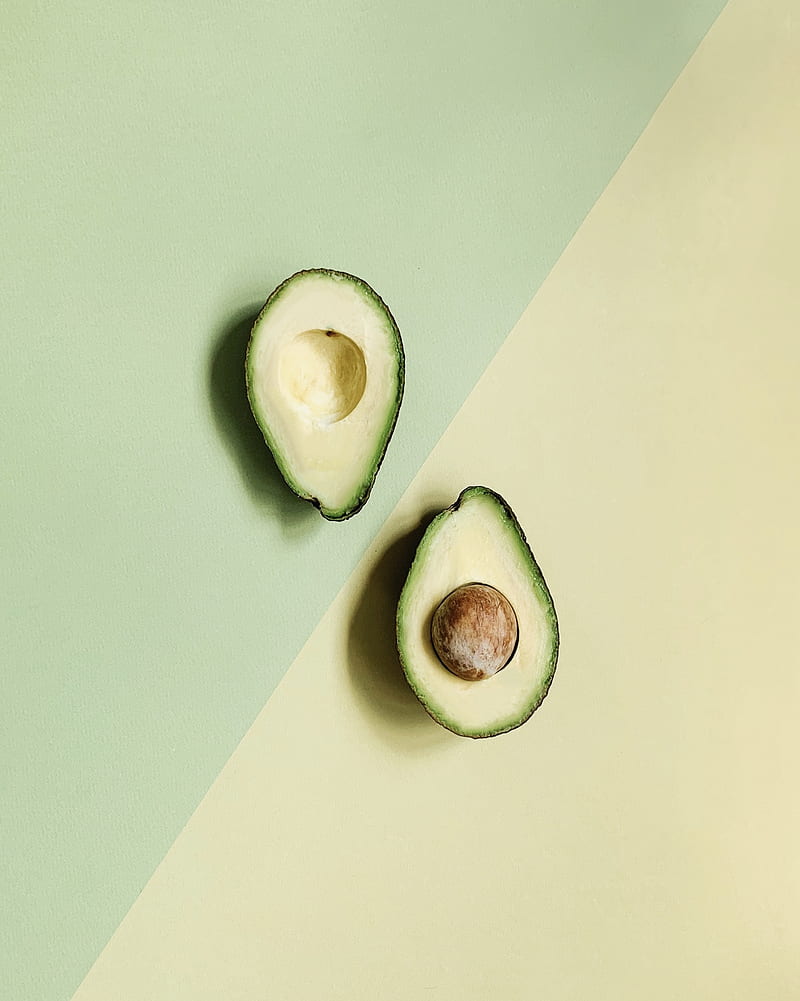 sliced avocado fruit, HD phone wallpaper