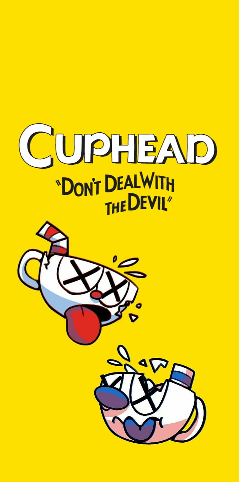 Cuphead, brothers, games, yellow, HD phone wallpaper