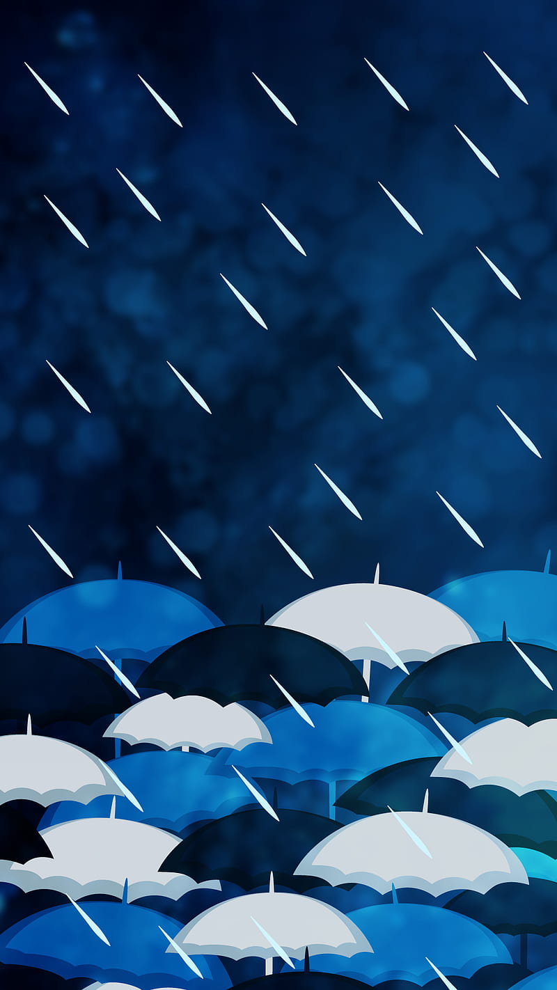Umbrellas, lion, lamb, sheep, weather, spring, rain, HD phone wallpaper