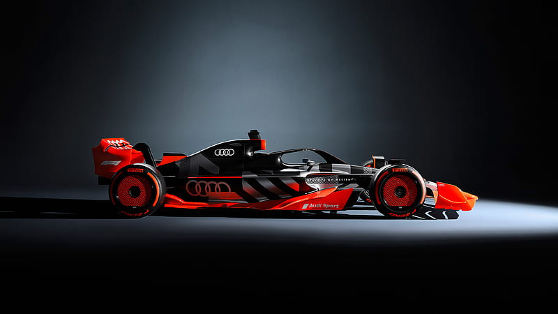 2022 Audi F1 Show Car, Formula 1, Open Top, Race Car, Turbo, V6, HD wallpaper