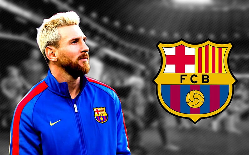 Lionel Messi, football stars, blonde, 2016, Leo Messi, HD wallpaper