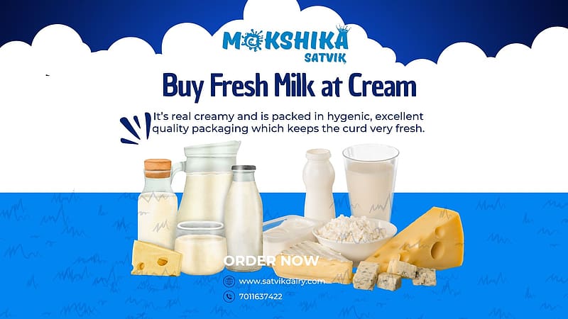 Buy Fresh Milk & Cream Online at satvik dairy, where can you buy dairy products near me, buy ghee, fresh dahi, paneer near me, At satvik dairy, fresh raw cow milk near me, HD wallpaper